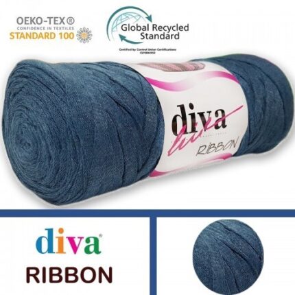Diva Ribbon 10328 Petrol ( 4 lü Paket )
