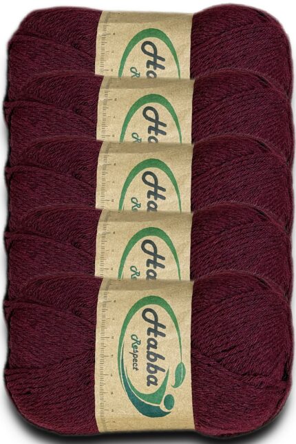 Habba Akrilik 5 li Pkt -1503-Bordo