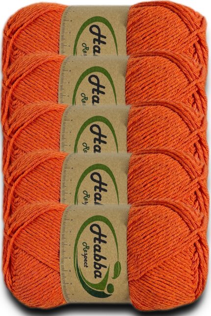 Habba Akrilik 5 li Pkt -1708-Portakal