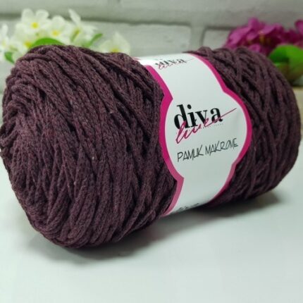 Diva Pamuk Makrome 158 Patlıcan ( 4 lü Paket)