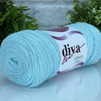 Diva Ribbon Simli 1001SDF Soft Mint ( 4 lü Paket )