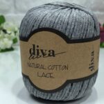 Diva Natural Cotton Lace 194 Orta Gri ( 6 lı Paket )