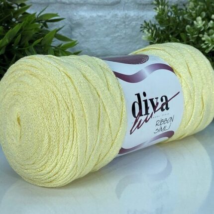 Diva Ribbon Simli 1002SDF Soft Sarı ( 4 lü Paket )