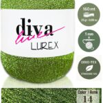 Diva Lurex 14 Fıstık Yeşili ( 6 lı Paket )