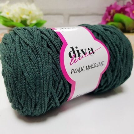 Diva Pamuk Makrome 190 Ördek Yeşili ( 4 lü Paket)