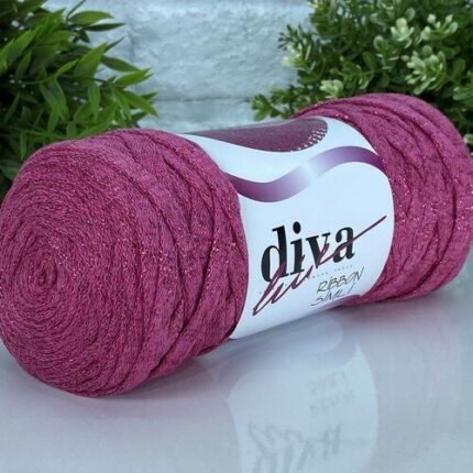 Diva Ribbon Simli 2244PMB Koyu Pembe ( 4 lü Paket )