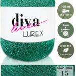 Diva Lurex 15 Zümrüt ( 6 lı Paket )