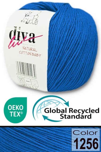 Diva Natural Cotton Baby 1256 Mavi (10 lu Paket)
