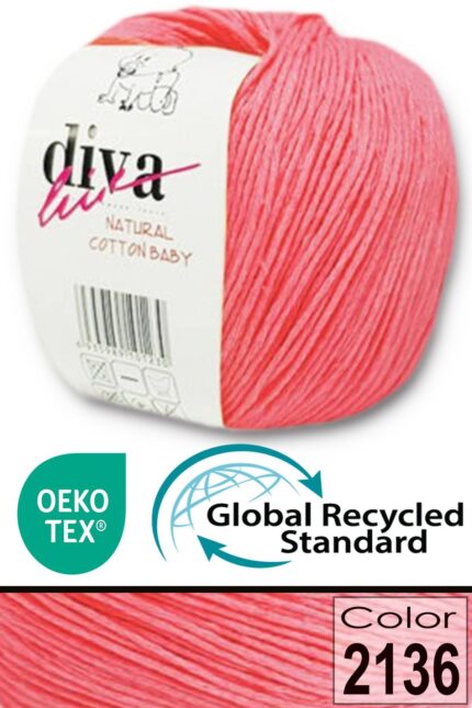 Diva Natural Cotton Baby 2136 Nar Çiçeği (10 lu Paket)