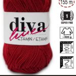 Diva Etamin 16 Koyu kırmızı ( 10 lu Paket )