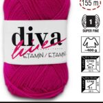 Diva Etamin 13 Koyu fuşya ( 10 lu Paket )