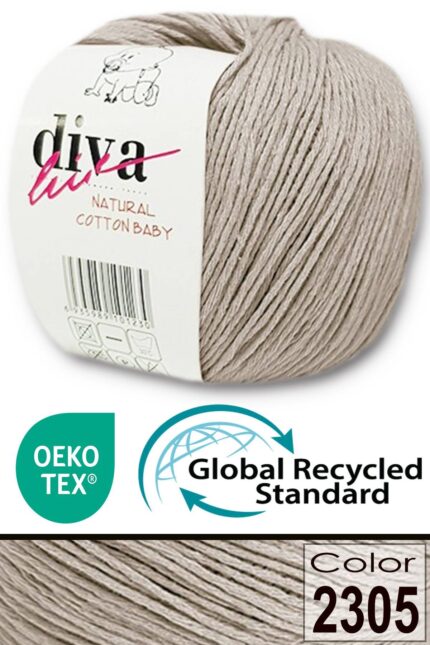 Diva Natural Cotton Baby 2305 Bej (10 lu Paket)