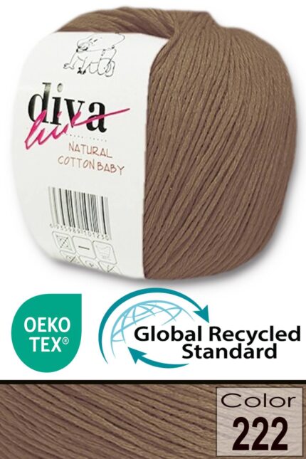 Diva Natural Cotton Baby 222 (10 lu Paket)