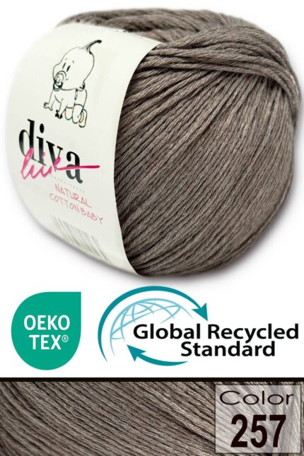 Diva Natural Cotton Baby 257 Vizon (10 lu Paket)