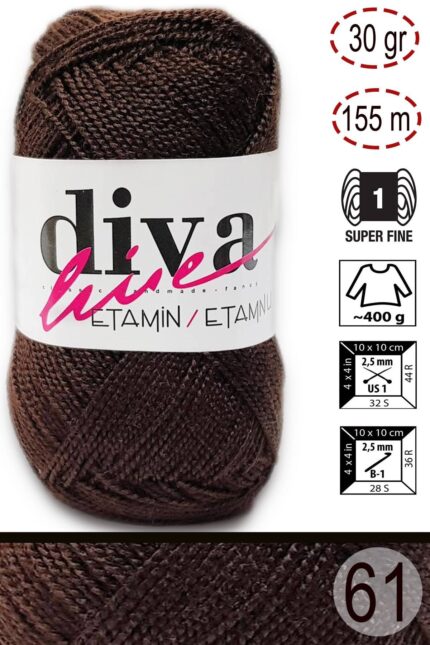 Diva Etamin 61 Kakao ( 10 lu Paket )