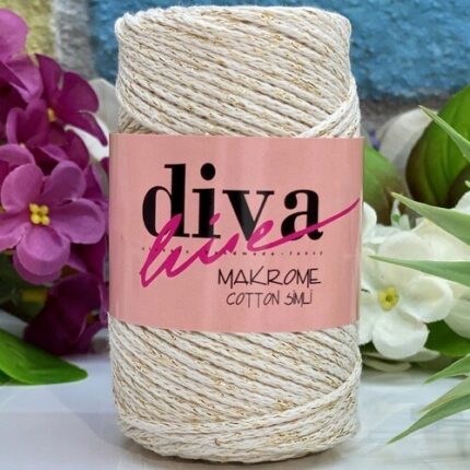 Diva Makrome Cotton Simli 288 ALT ( 6 lı Paket )