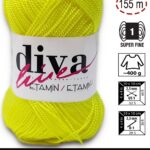 Diva Etamin 53 Neon sarı ( 10 lu Paket )