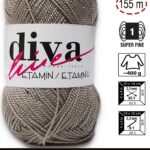 Diva Etamin 50 Koyu bej ( 10 lu Paket )