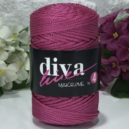 Diva Makrome İpi Kalın (No:4) 82A Fuşya ( 6 lı Paket )