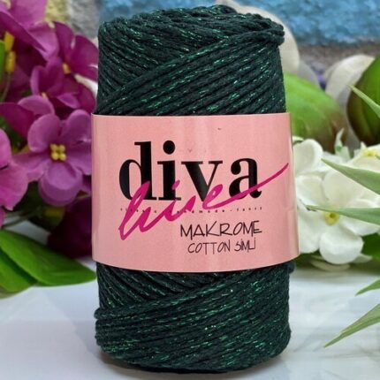 Diva Makrome Cotton Simli 190 ZMR ( 6 lı Paket )