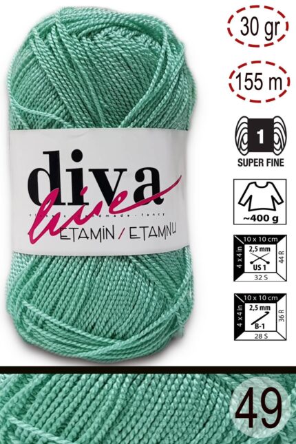 Diva Etamin 49 Mint ( 10 lu Paket )