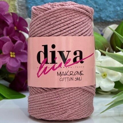 Diva Makrome Cotton Simli 1004 GUL ( 6 lı Paket )