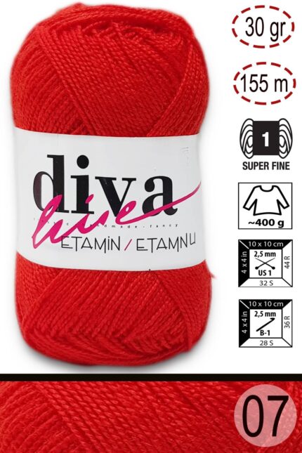 Diva Etamin 07 Elma şekeri ( 10 lu Paket )