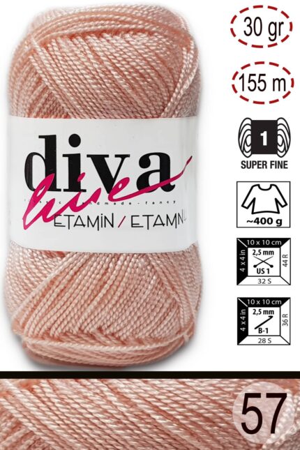 Diva Etamin 57 Somon ( 10 lu Paket )
