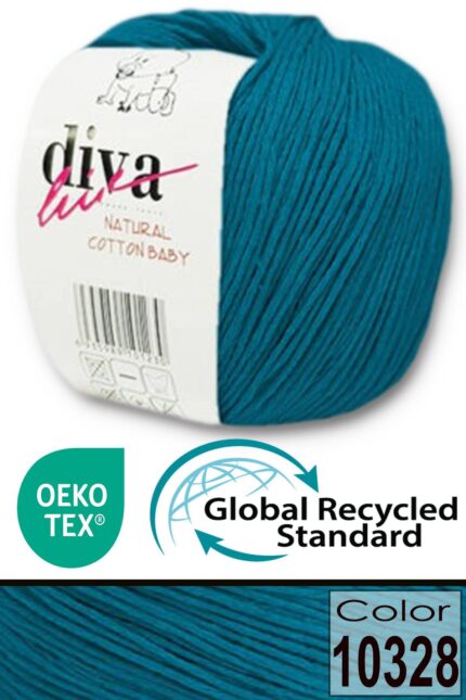 Diva Natural Cotton Baby 10328 Petrol (10 lu Paket)