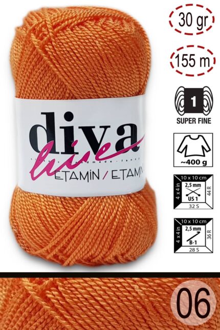 Diva Etamin 06 Narenciye ( 10 lu Paket )