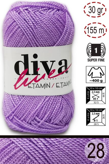 Diva Etamin 28 Lila ( 10 lu Paket )
