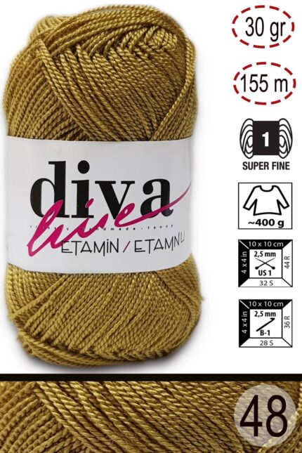Diva Etamin 48 Hardal ( 10 lu Paket )