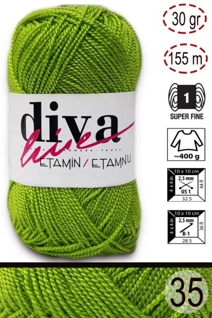 Diva Etamin 35 Filizi ( 10 lu Paket )