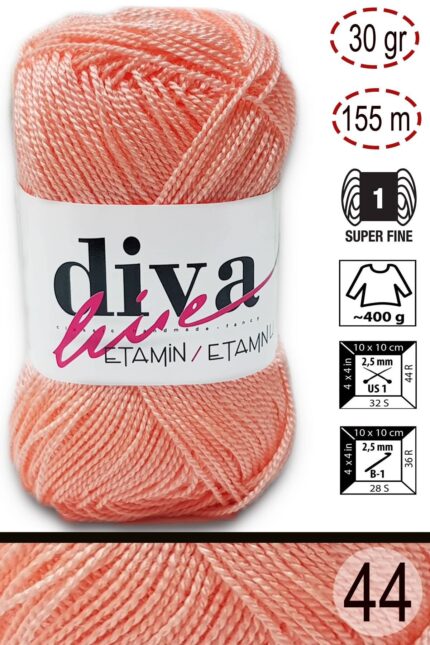 Diva Etamin 44 Yavruağzı ( 10 lu Paket )