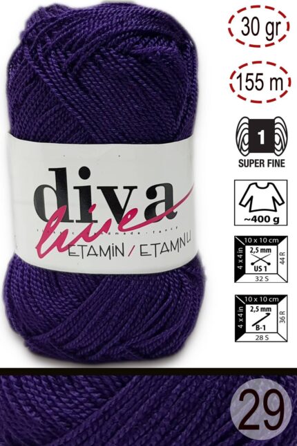 Diva Etamin 29 Mor ( 10 lu Paket )