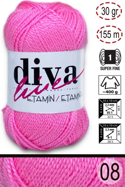 Diva Etamin 08 Pamuk şekeri ( 10 lu Paket )