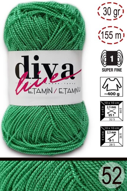 Diva Etamin 52 Malakit ( 10 lu Paket )