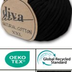 Diva Natural Cotton XXL 2111 Siyah (4 lü Paket)