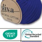 Diva Natural Cotton XXL 2601 Saks Mavi (4 lü Paket)