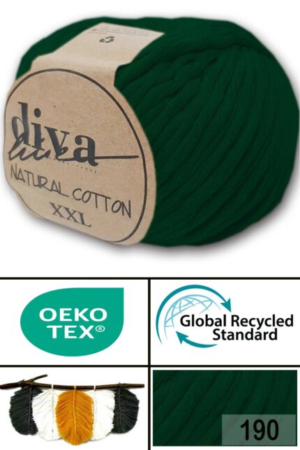 Diva Natural Cotton XXL 190 Ördek Başı (4 lü Paket)
