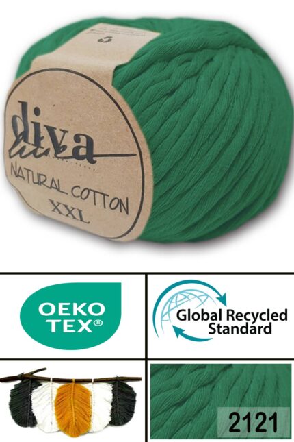 Diva Natural Cotton XXL 2121 Benetton (4 lü Paket)