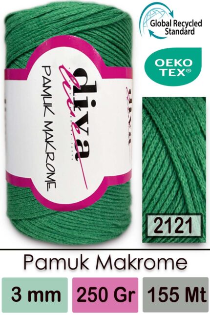 Diva Pamuk Makrome 2121 Benetton ( 4 lü Paket)