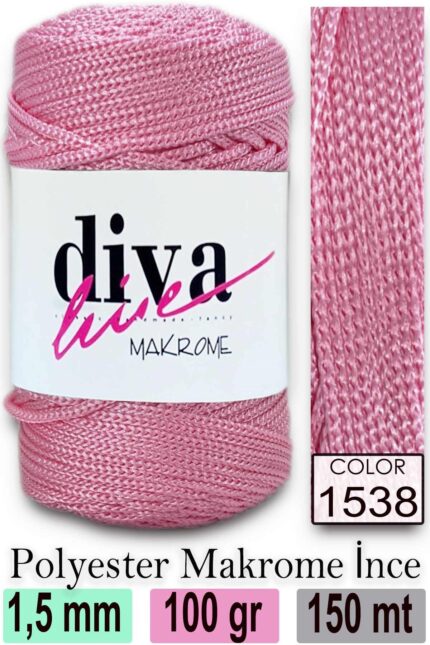 Diva Makrome İpi 1538 ( 6 lı Paket )