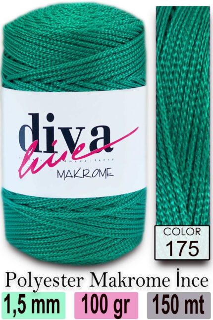 Diva Makrome İpi 175 ( 6 lı Paket )