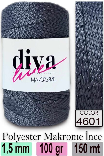 Diva Makrome İpi 4601 ( 6 lı Paket )
