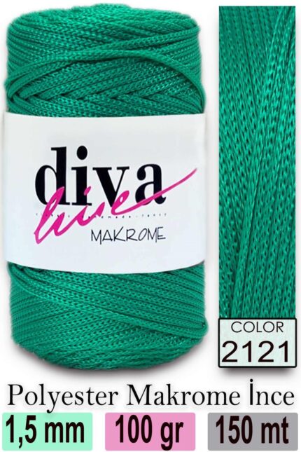 Diva Makrome İpi 2121 ( 6 lı Paket )