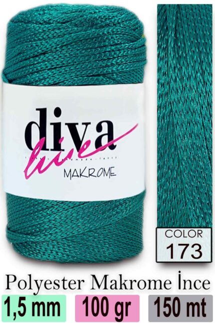 Diva Makrome İpi 173 ( 6 lı Paket )