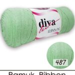 Diva Ribbon 487 Su Yeşili ( 4 lü Paket )