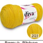 Diva Ribbon 2123 Sarı ( 4 lü Paket )
