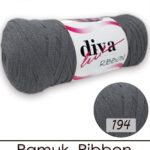 Diva Ribbon 194 Orta Gri ( 4 lü Paket )